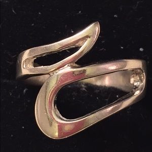 925 SterlingSilver Cut Out Spoon Ring sz 7.1